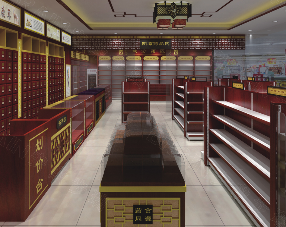 參茸背柜YF-001