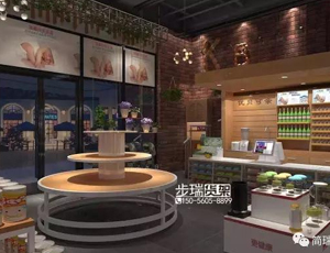 【育嬰貨架】?jī)?yōu)貝可親母嬰生活館形象設(shè)計(jì)效果圖